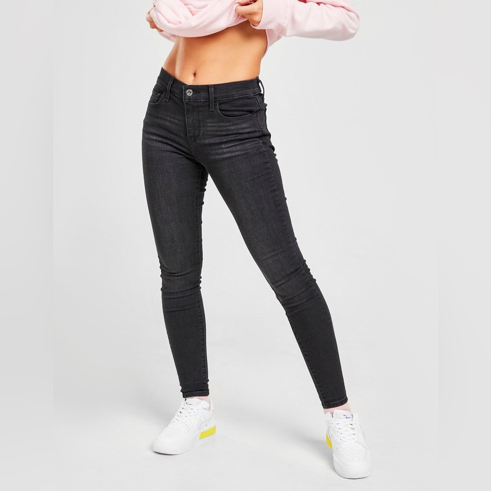 NWT Levi's 710 super skinny jeans in washed black